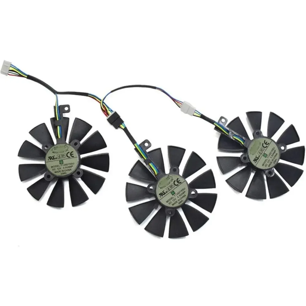 87MM T129215SU 4Pin Cooling Fan for ASUS GTX Graphics Card Cooler Fans (ABC)